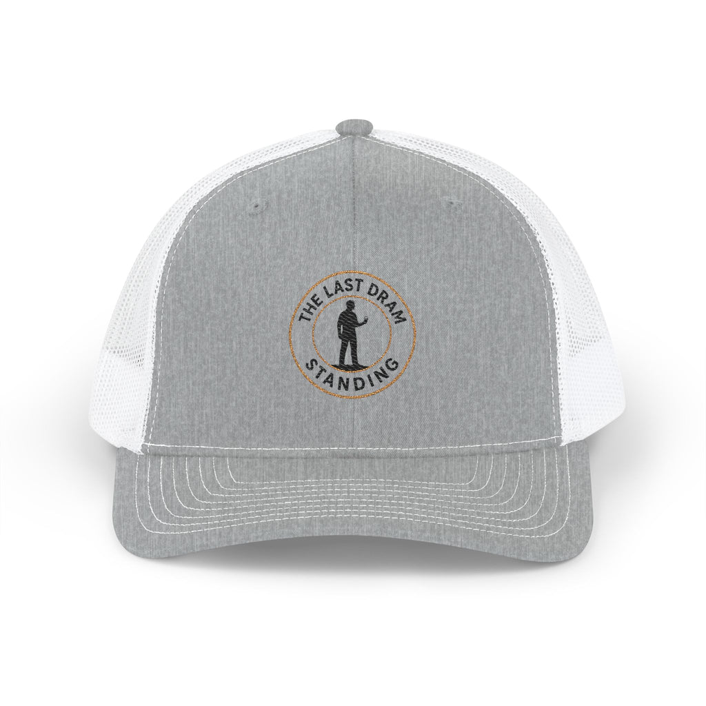 Trucker Hat — "The Last Draft Standing" Embroidered Mesh Snapback