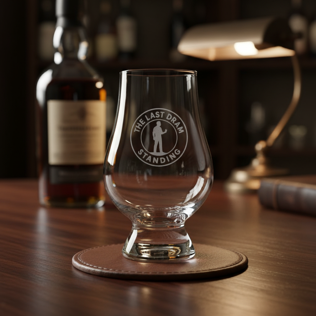 Custom Engraved Glencairn - The Last Dram Standing